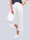 Alba Moda Culotte s módním širokým střihem, Bílá