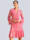 Alba Moda Kleid mit Trompetenärmel, Pink
