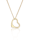 Elli Premium Halskette Herz Liebe Klassisch Hochwertig 585 Gelbgold, Gold