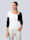 Alba Moda Pullover mit Intarsienstrick, Schwarz/Weiß