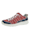 Naturläufer Schnürschuh mit kontrastfarbenen Steppnähten, Rot