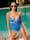 Olympia Badeanzug mit tiefem Ausschnitt für ein schönes Dekolltee, Blau