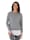 AMY VERMONT Sweatshirt met blouse-inzet, Lichtgrijs/Wit
