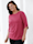 m. collection Shirt mit schöner Spitzenverzierung, Pink