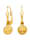 Boucles d'oreilles Arbre de Vie en alliage or jaune 333, Coloris or jaune