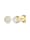 Elli Premium Ohrringe Basic Hochwertig Zirkonia 585 Gelbgold, Weiß