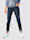 Paola 7/8 Jeans mit Hosenaufschlag und Zierband, Dark blue