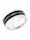 Ring für Herren, Edelstahl mit IP Schwarz | 10 mm breit