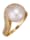 Diemer Perle Damenring mit Süßwasser-Zuchtperle in Gelbgold 585, Gelbgold