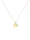 Halskette Herz Solitär Diamant (0.03 Ct) 585 Gelbgold
