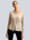 Alba Moda Shirt mit Zier-Bindeband, Beige