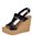 Sandále vo filigránskom makramé vzhľade, Čierna