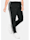 Sheego Jogginghose mit seitlichen Druckknöpfen, schwarz