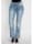 sheego by Joe Browns Jeans »Die Bootcut« mit Pailletten am Bund, light blue Denim