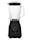 Princess Blender en acier inoxydable 'Black Steel - 212092', 6 pales, cruche en verre de 1,5 litre, 1000 Watt, Noir