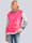 SPORTALM Sweatshirt in Neonpink kombiniert mit Print, Neonpink/Gelb