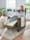 Nojatuolin irtopäällinen uutta villaa – käsinojan suojat ja pitkä jakatuen päällinen
