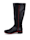 Damen-Stiefel Calla 32, schwarz-rot