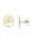 Boucles d'oreilles Arbre de vie en or jaune 585, Coloris or jaune