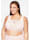 Sheego BH ohne Bügel in Bustierform, mit elastischer Spitze, rosa