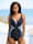 Sunflair Badeanzug in schlankmachender Optik, Nachtblau