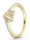 Pandora Damenring -Wishbone Herz- 169302C01 52-60, Gelb