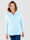Paola Sweatshirt med prydnadsstenar fram, Ljusblå