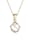 Elli Premium Halskette Spirale Synthetische Perle 375 Gelbgold, Gold