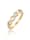 DIAMONDS Ring Infinity Verlobung Diamant (0.09 Ct.) 585 Gelbgold, Weiß