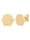 CAI Ohrstecker 925/- Sterling Silber Weißtopas weiß 1,2cm vergoldet, gelb