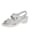 Naturläufer Sandale mit Klettverschlüssen, Creme-Weiß
