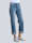 Alba Moda Jeans mit ausgefransten Saum, Blau