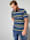 John F. Gee T-Shirt aus reiner Baumwolle, Marineblau/Blau