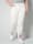 Sara Lindholm Jeans mit streckendem Schlitz am Saum, Weiß