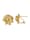 Diemer Gold Rosen-Clip-Stecker in Gelbgold 750, Gelbgoldfarben