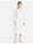 Taifun Leichtes A-Linien-Kleid mit Baumwollspitze, Offwhite