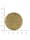 Brosche - Hiddensee 42 mm rund - Silber 925/000, vergoldet - ,