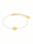 s.Oliver Armband für Damen, 925 Sterling Silber vergoldet | Lotusblüte, Gold