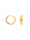 1 Paar  585 Gold Ohrringe / Creolen Ø 15 mm