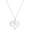Elli Halskette Herz Weltkugel Globus Erbskette Trend 925 Silber, Silber