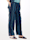 MONA Schlupfhose mit gewebten Streifen, Marineblau/Türkis