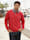 BABISTA Sweatshirt mit Hemdkragen, Rot