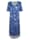 MIAMODA Kleid mit Blumendruck, Jeansblau