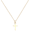 Halskette Kreuz Konfirmation Kommunion Glaube 585 Gelbgold