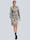 Alba Moda Kleid mit Alloverdruck, Schwarz/Off-white