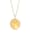 Elli Halskette Sternzeichen Steinbock Münze 925 Silber, Gold