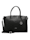 L.Credi Handtasche Reißverschluss, schwarz