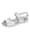 Semler Sandale mit Luftpolsterlaufsohle, Silbergrau