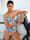 Olympia Badeanzug mit Paillettenverzierung am Dekolleté, Blau