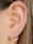 Boucles d'oreilles avec diamants